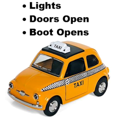 Metal Taxi 13cm